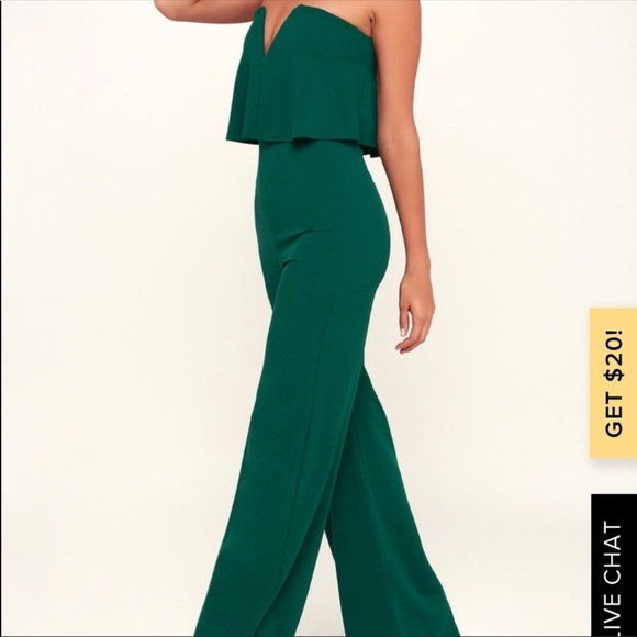 Lulus Pants - Lulu Strapless Jumpsuit